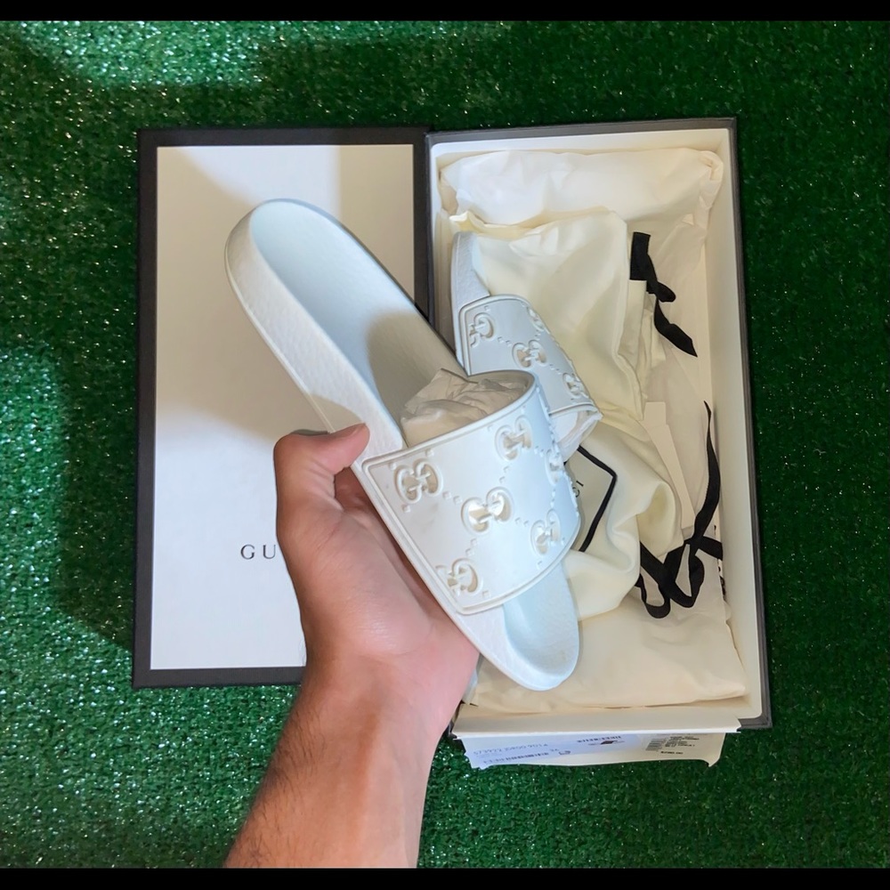 Gucci "GG" Slides for women size 5 in men